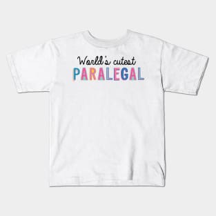 Paralegal Gifts | World's cutest Paralegal Kids T-Shirt